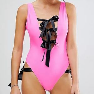 Brand new swimsuit bow tie